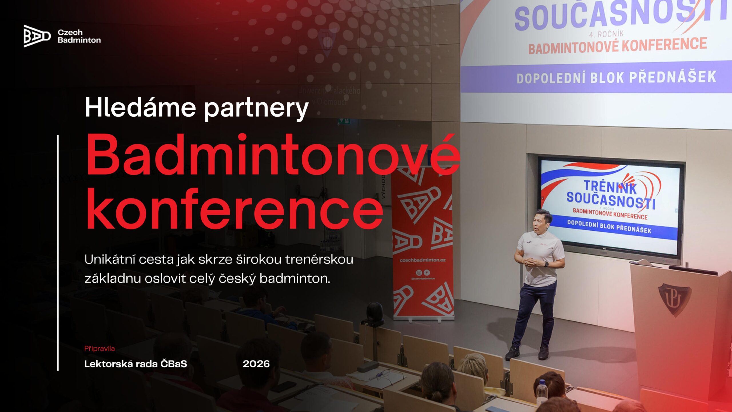 Badmintonová konference 2026 – nabídka partnerství a spolupráce